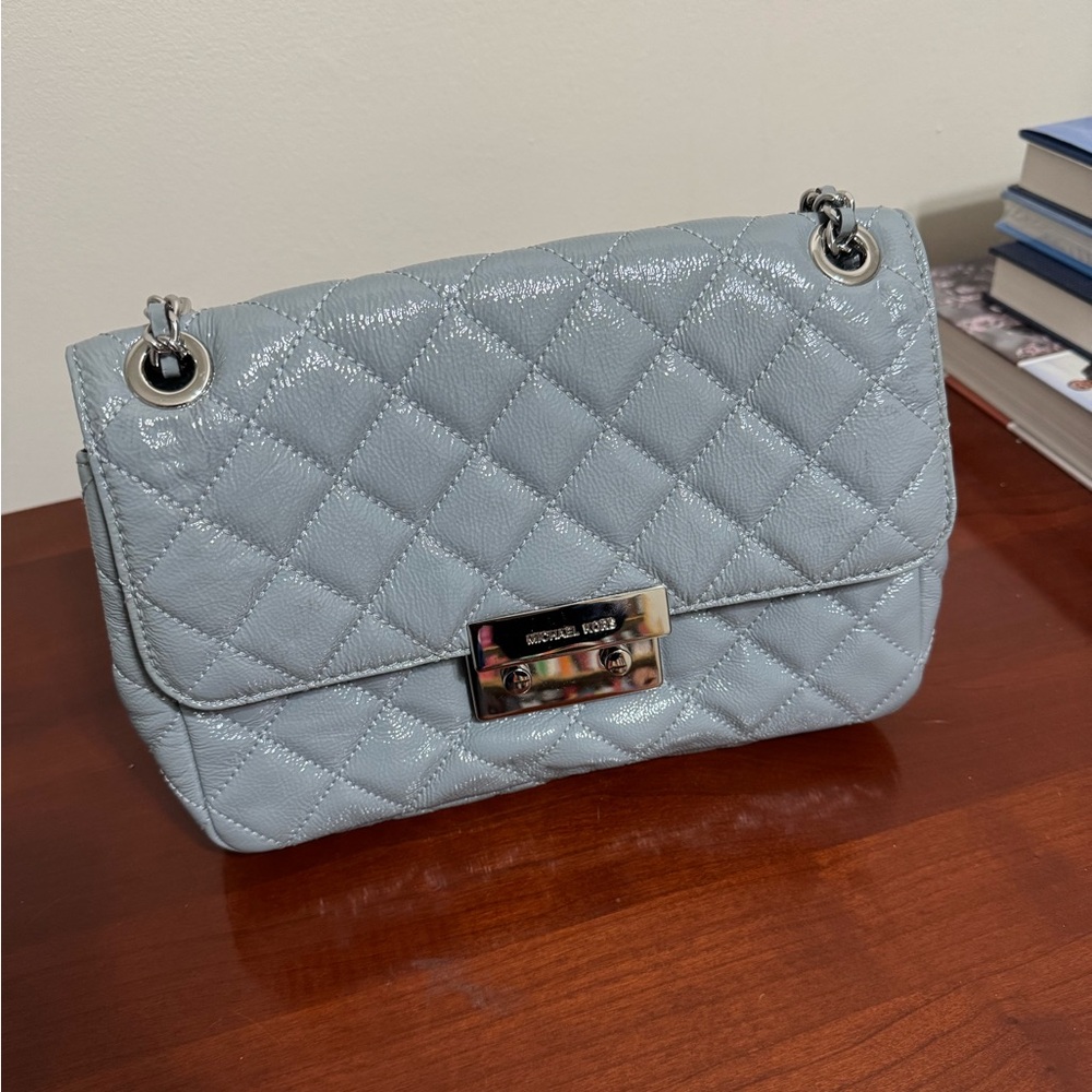 Michael Kors patent leather quilted purse - Picture 8 of 8
